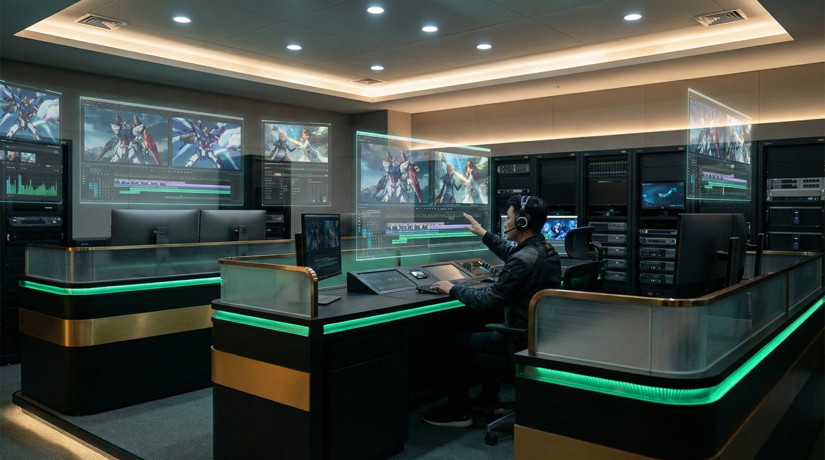 国产自拍AI动漫剪辑工作室